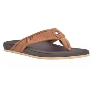 TOMMY HILFIGER Men's Serio Flexible Flip Flop Sandals 12M